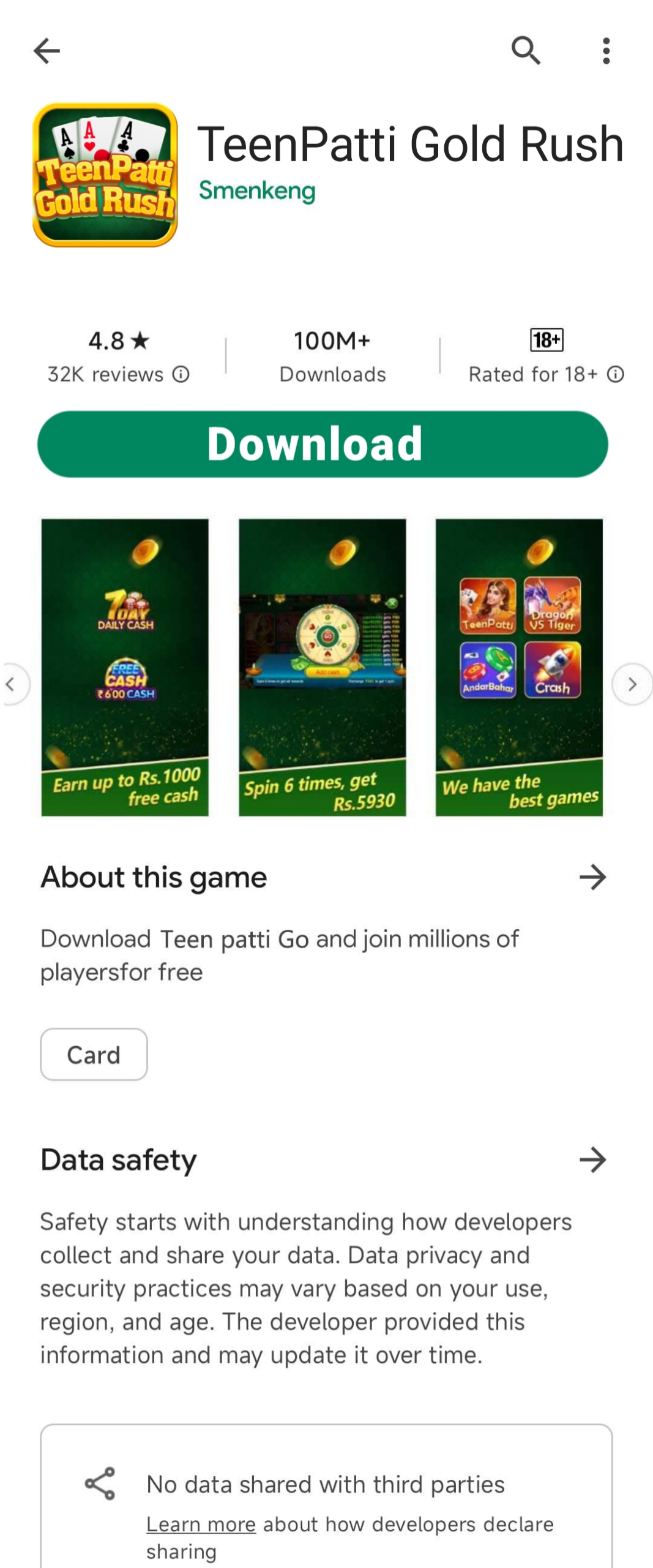 teen patti gold rush download